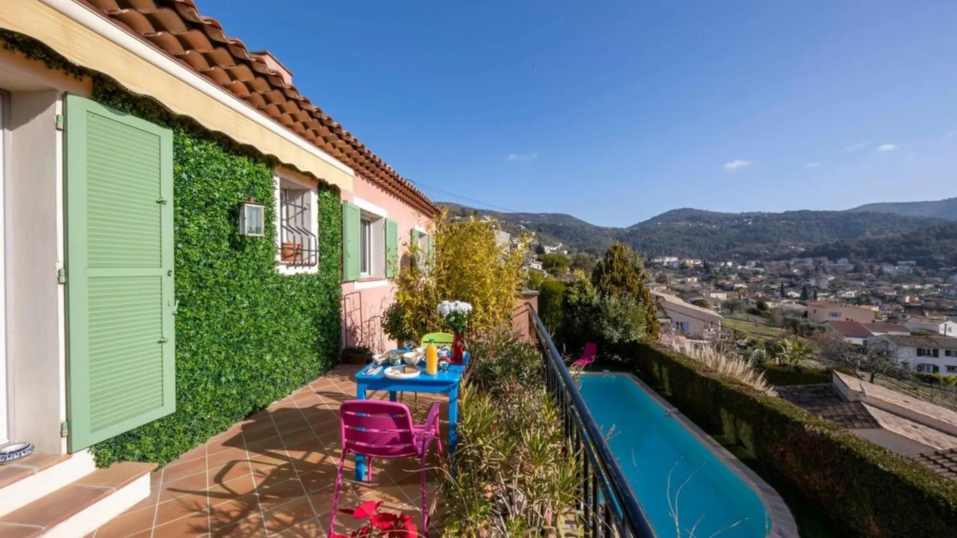 06C-Villa For 8 Persons With Pool Near Nice Tourrette-Levens 0*,