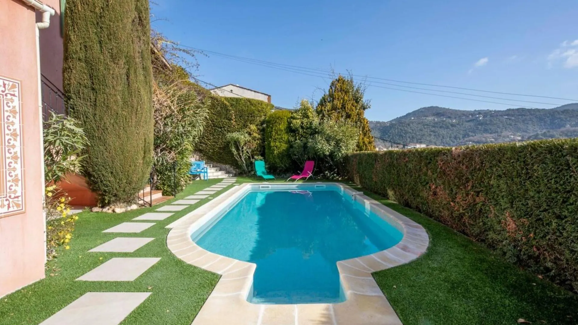 06C-Villa For 8 Persons With Pool Near Nice Tourrette-Levens Villa